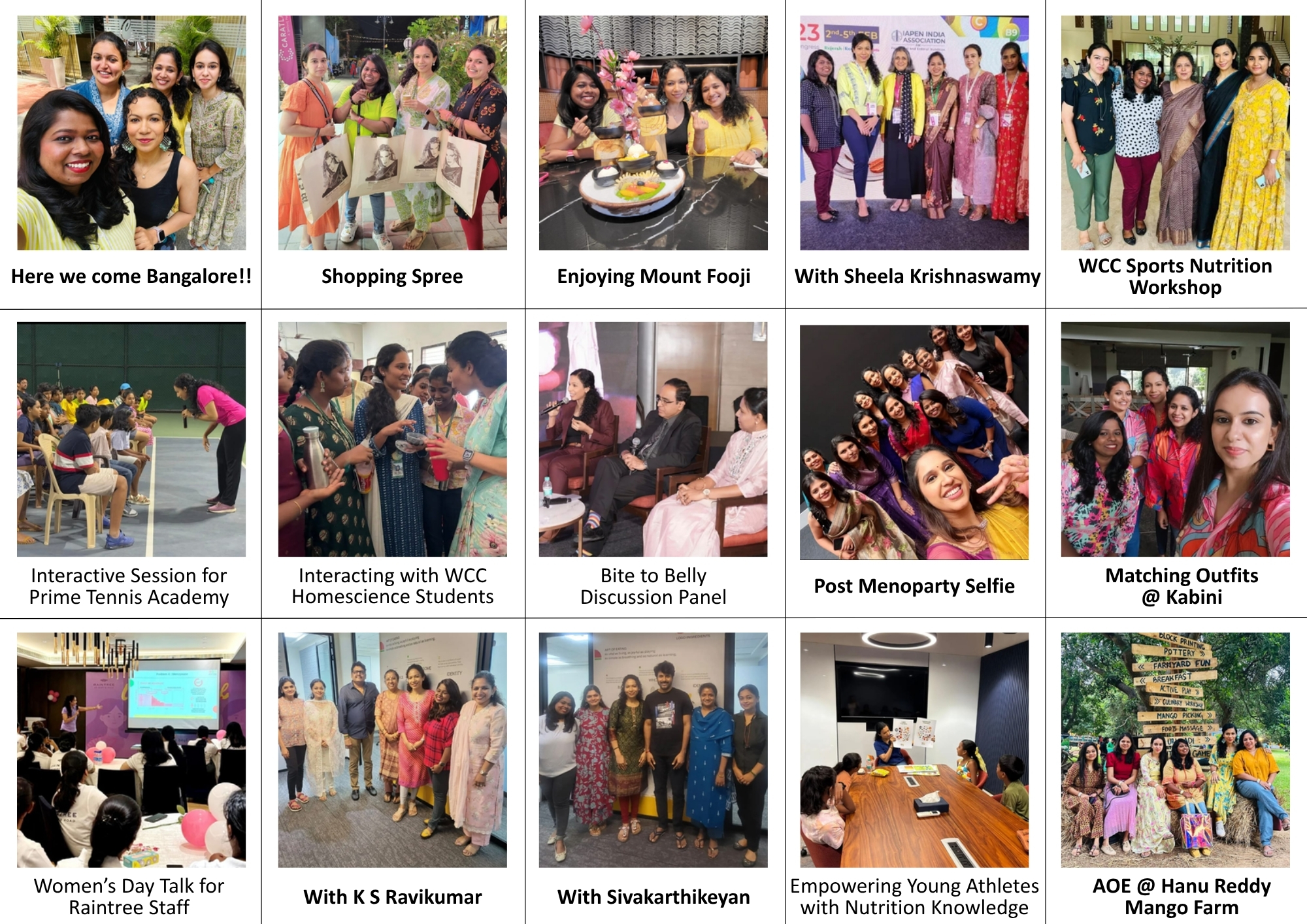 Learning, talks & shared tables — original photo journal