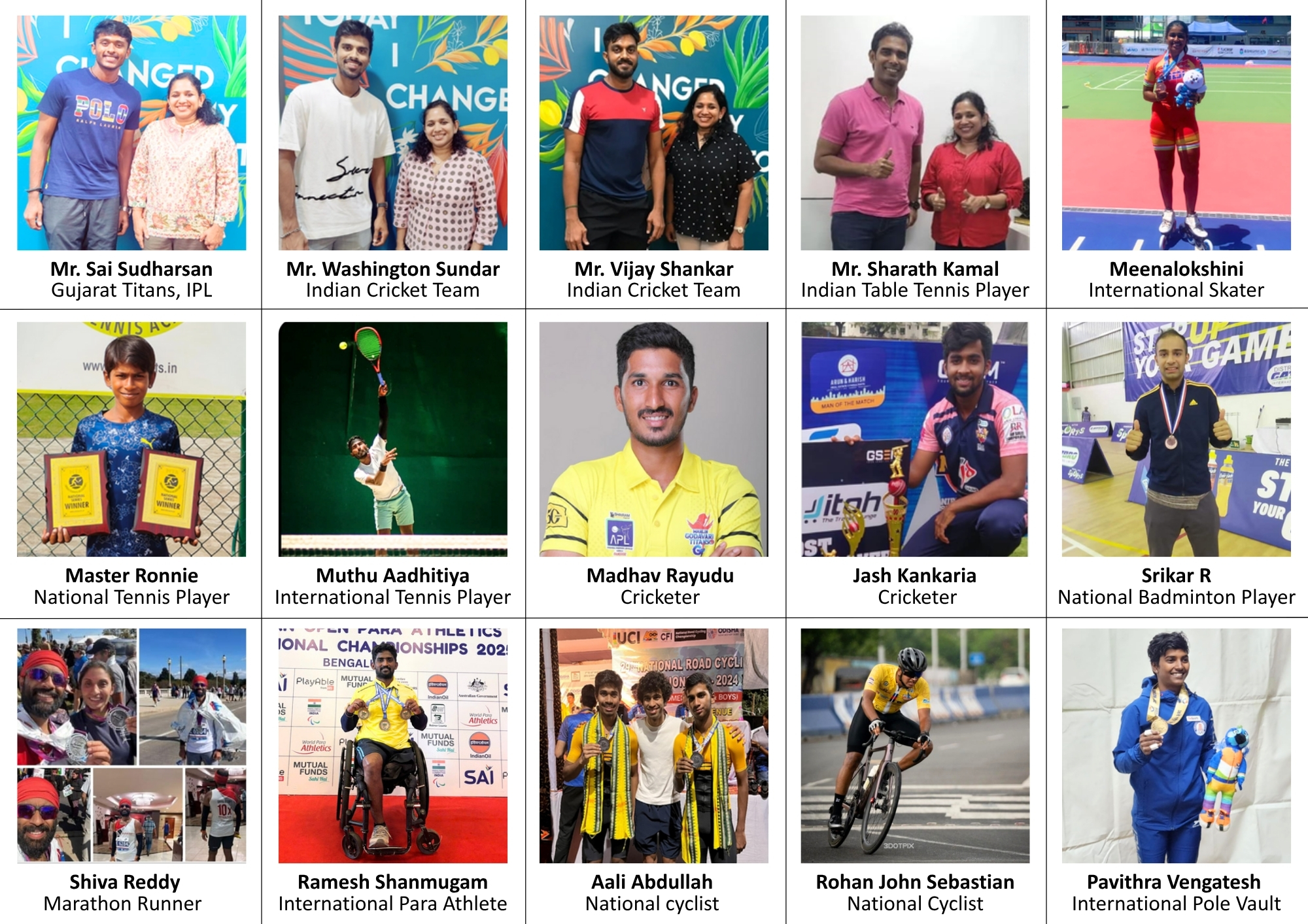 Cricket, racquet sports & endurance — original photo journal